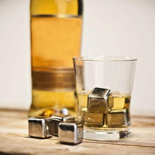 WHISKEY COOLER STAINLESS STEEL ICE CUBES - La Costa Azul Foods Co