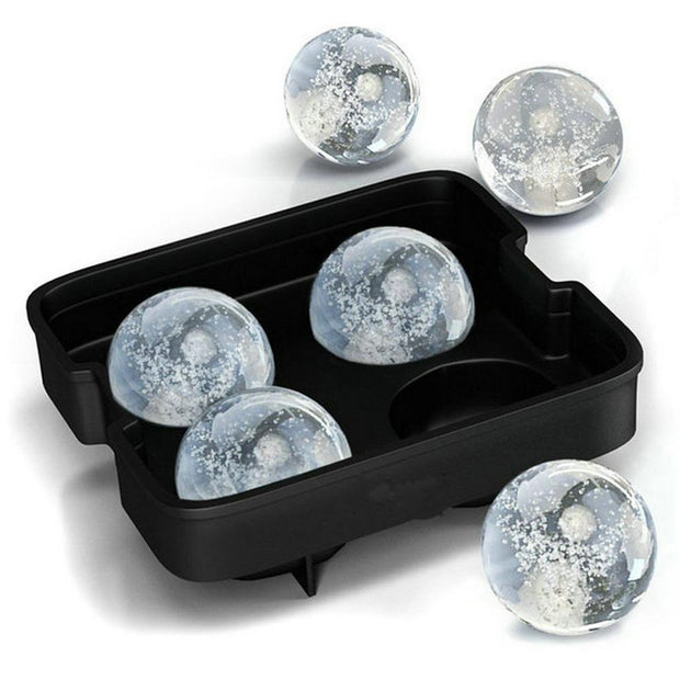 WHISKEY ICE CUBE MAKER BALL MOLD ROUND BAR - La Costa Azul Foods Co