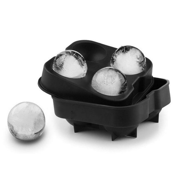 WHISKEY ICE CUBE MAKER BALL MOLD ROUND BAR - La Costa Azul Foods Co