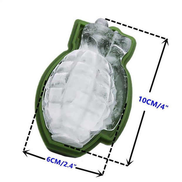 CREATIVE 3D GRENADE SHAPE ICE CUBE - La Costa Azul Foods Co