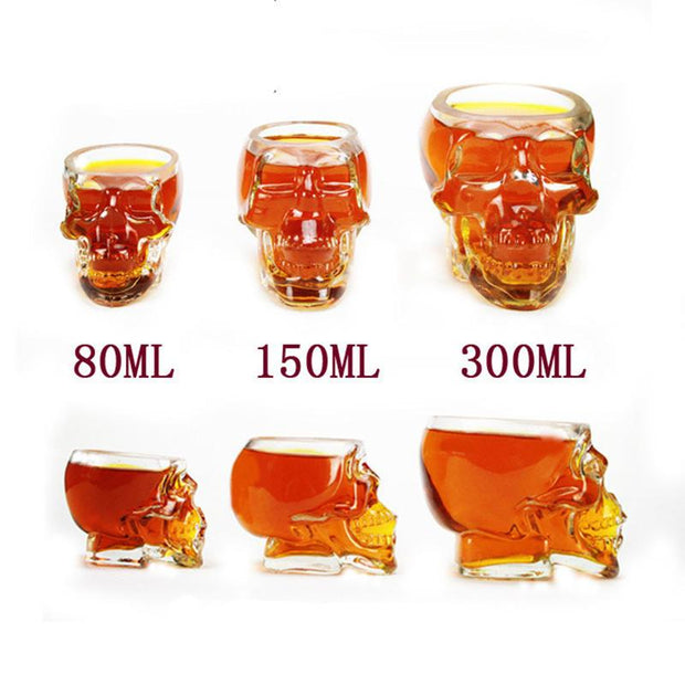 Skull glass creative glass beer - La Costa Azul Foods Co