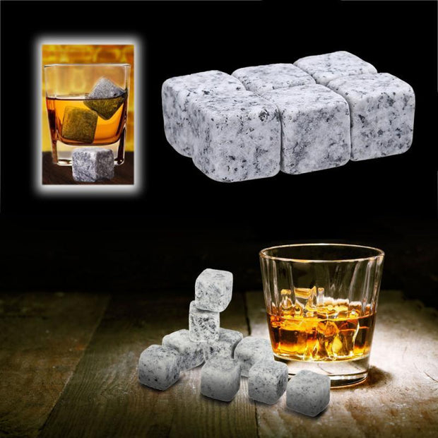 NATURAL WHISKEY STONES ICE CUBE - La Costa Azul Foods Co