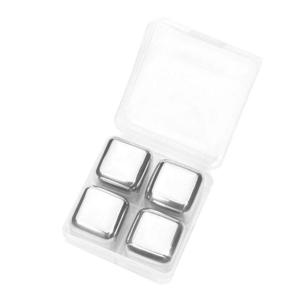 WHISKEY COOLER STAINLESS STEEL ICE CUBES - La Costa Azul Foods Co